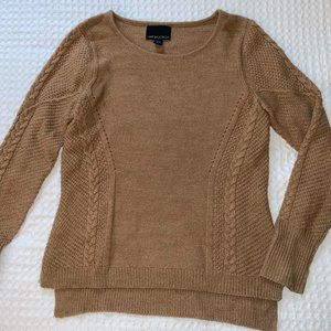 Brown knit sweater